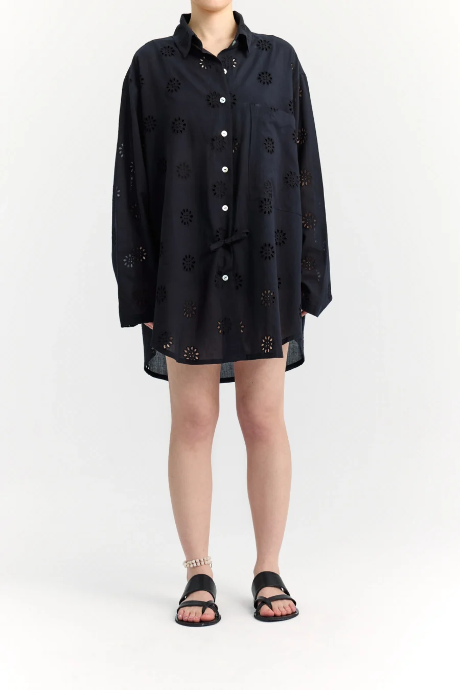 Sahar Shirt | Black - Görsel 3