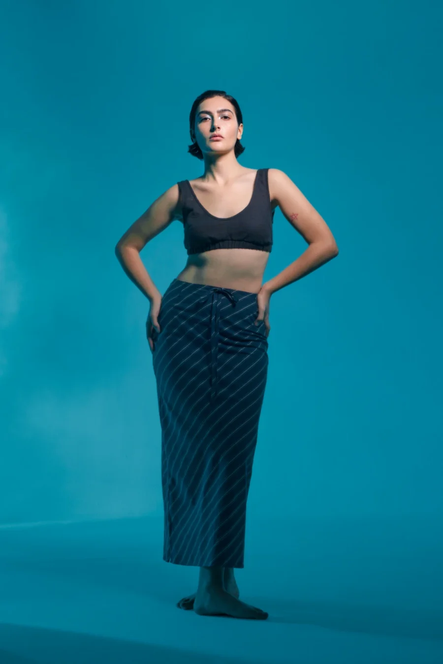 Amy Skirt | Navy - Görsel 6