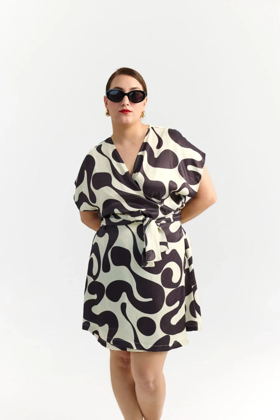 Ursula Wrap Dress - Görsel 5