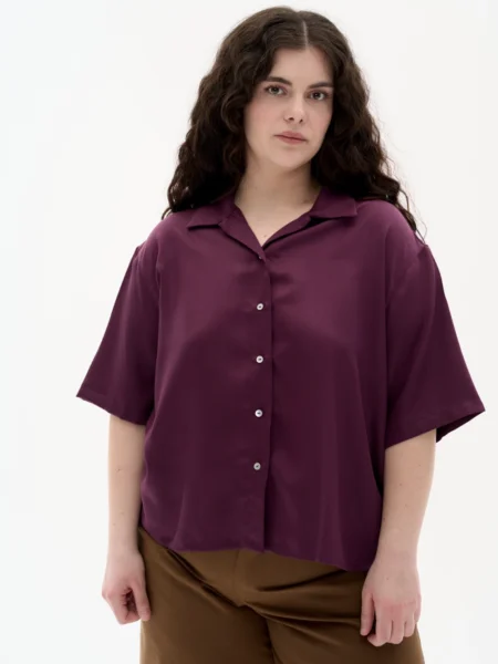 Jane Shirt ⎮ Plum