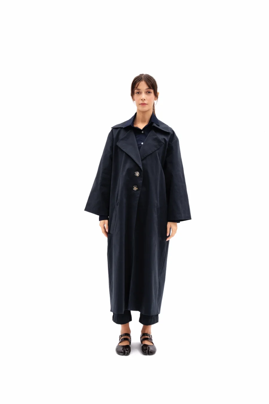 Nina Coat | Navy - Görsel 2