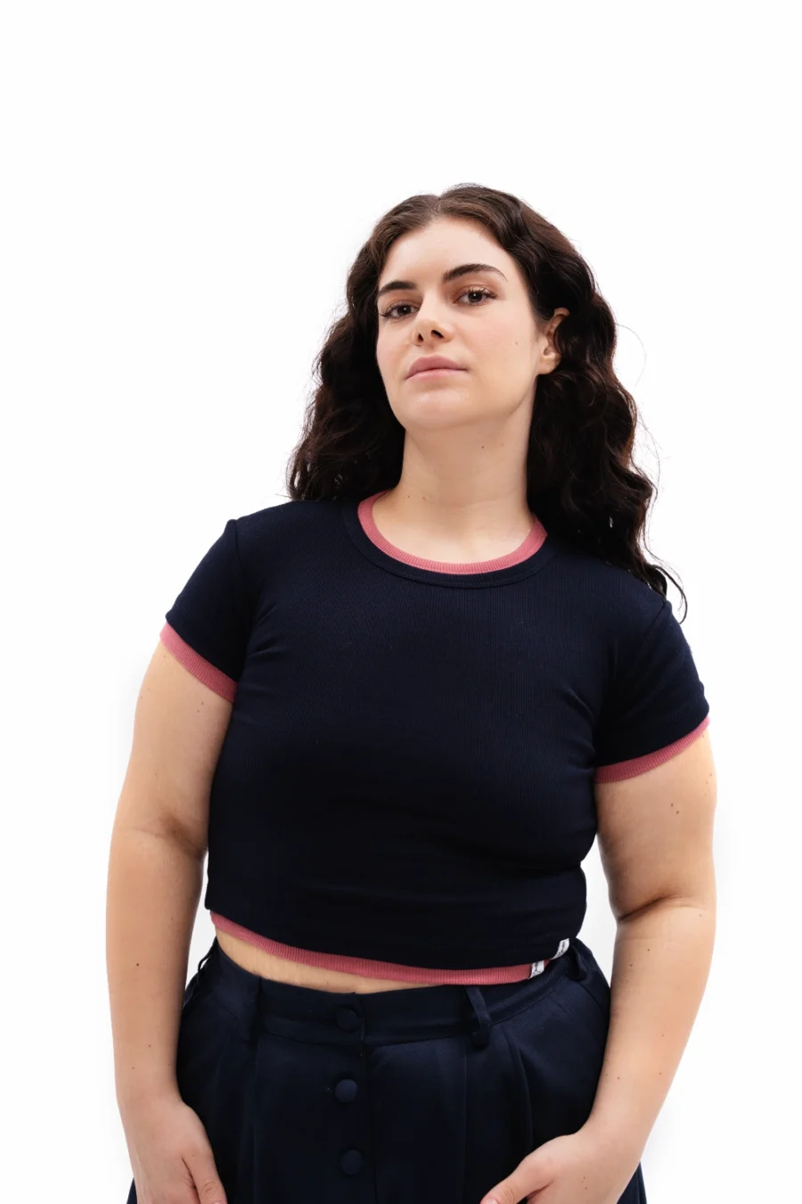 Baby Tee | Dark Navy - Görsel 2