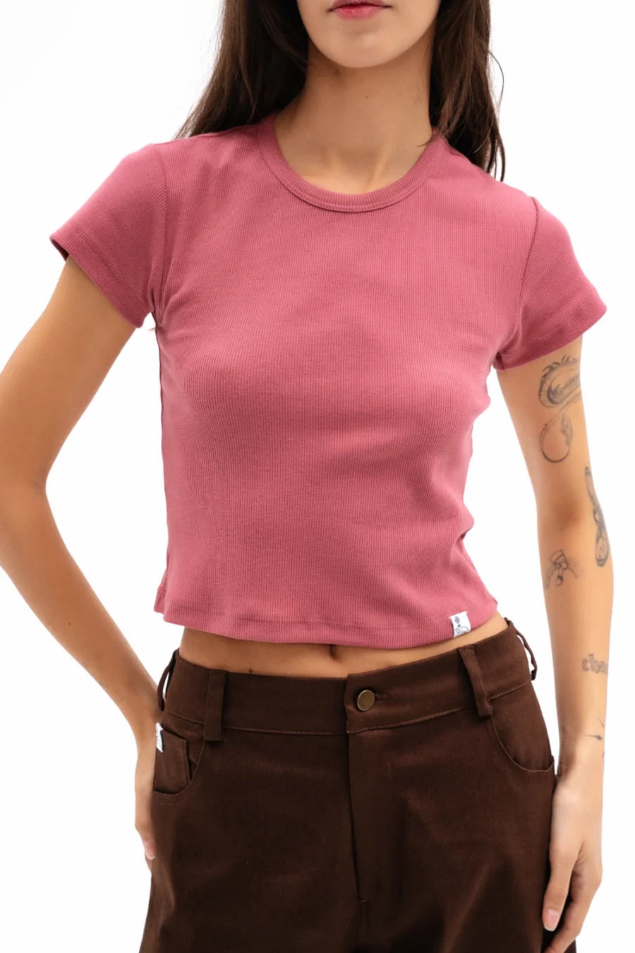 Baby Tee | Berry - Görsel 3