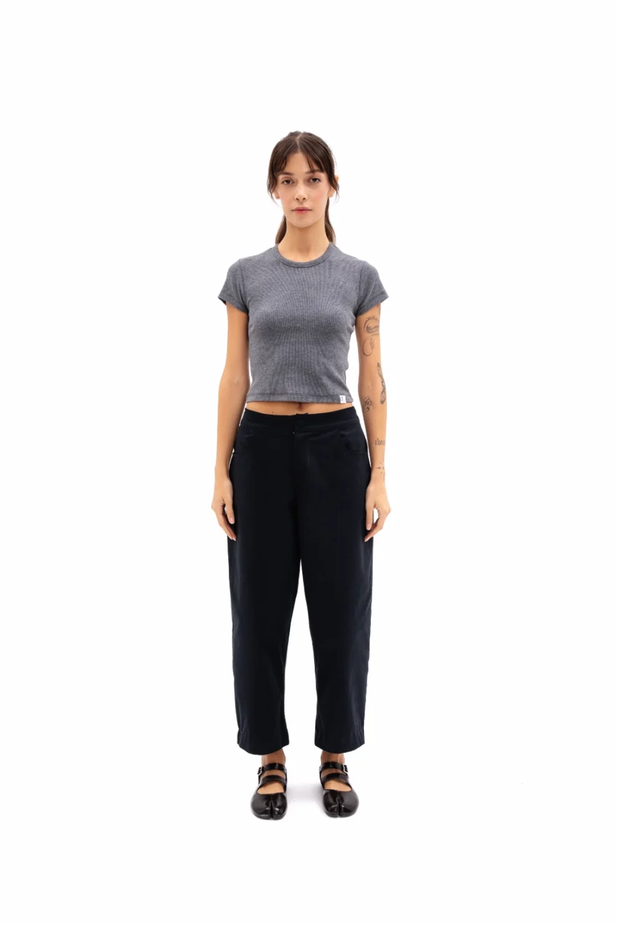 Baby Tee | Grey