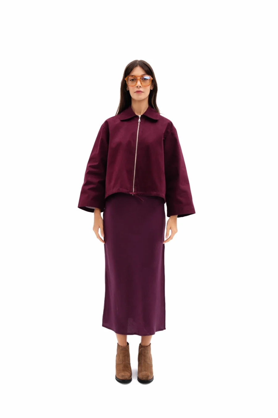 Ruth Jacket | Plum