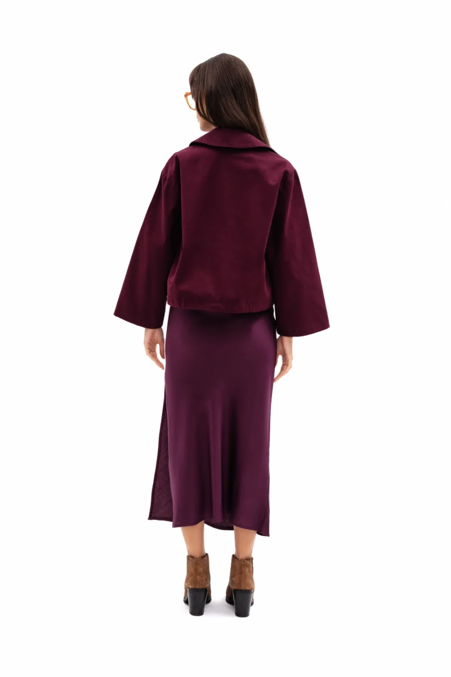 Ruth Jacket | Plum - Görsel 4