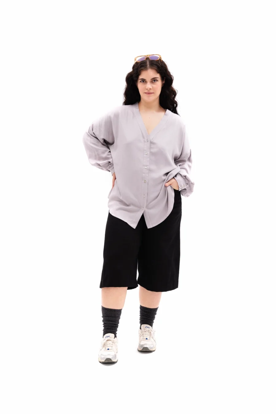 Harriet Shirt | Grey - Görsel 2