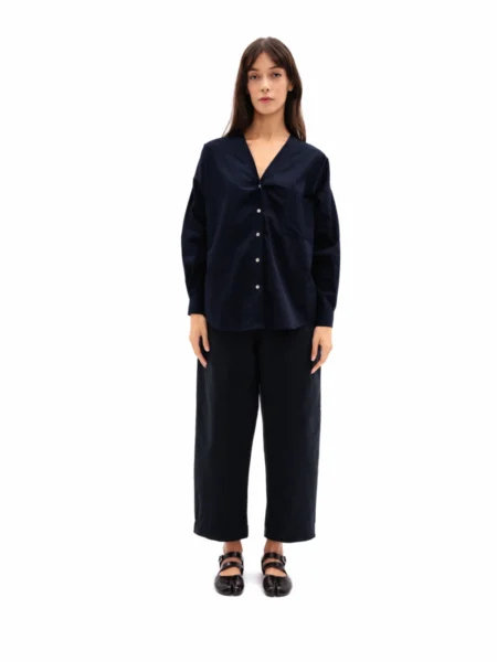 Harriet Shirt | Navy | Ön Sipariş