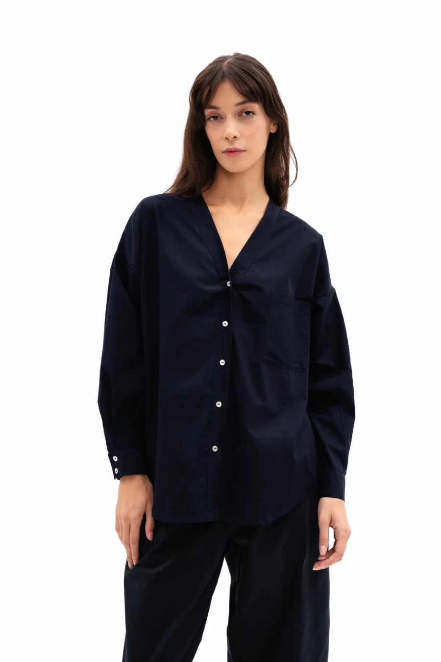 Harriet Shirt | Navy - Görsel 2