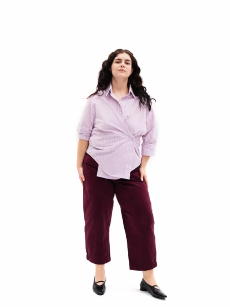 Hillary Pants | Plum | Ön Sipariş