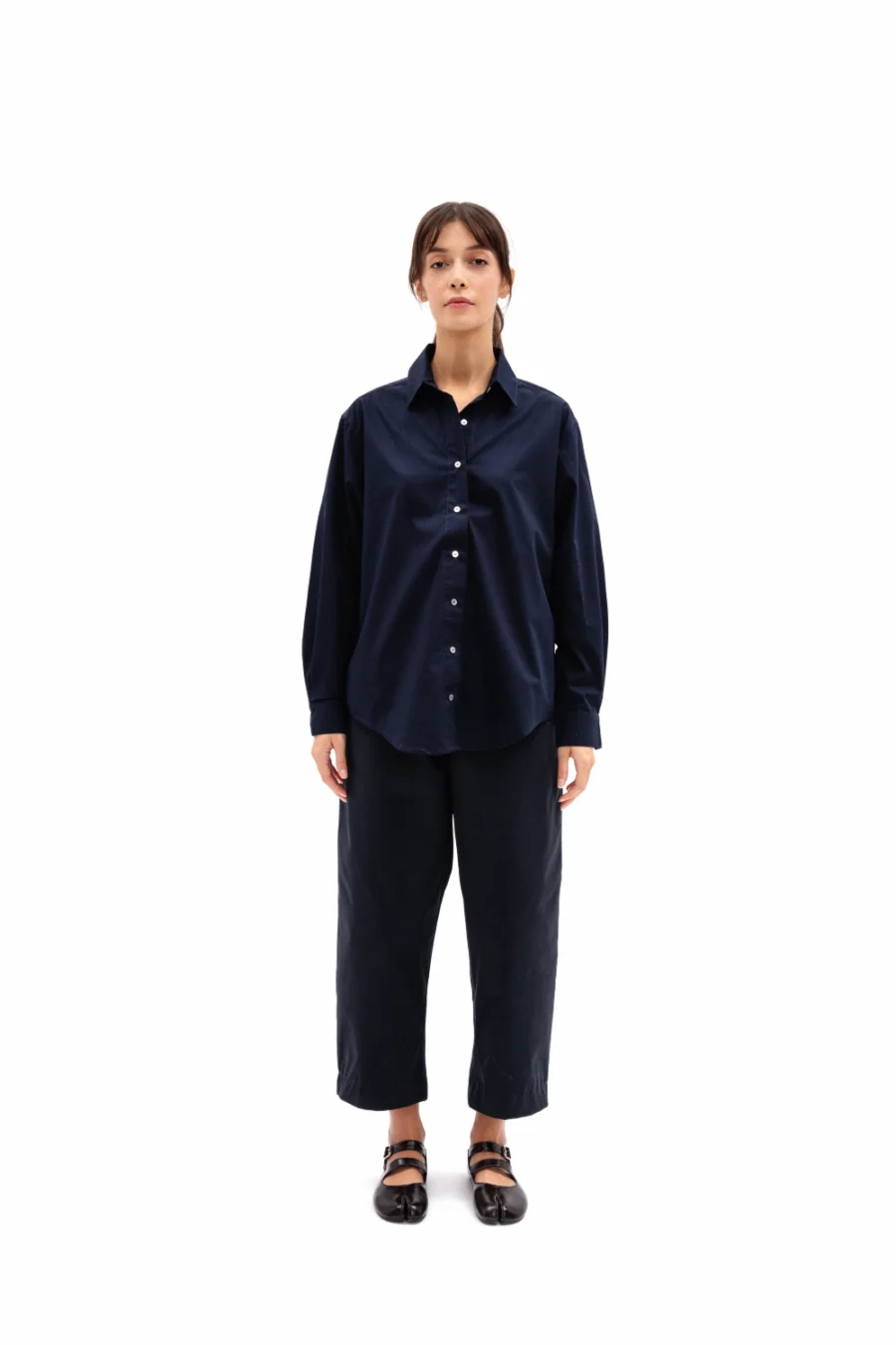 Pierre Dad Shirt | Navy | Ön Sipariş