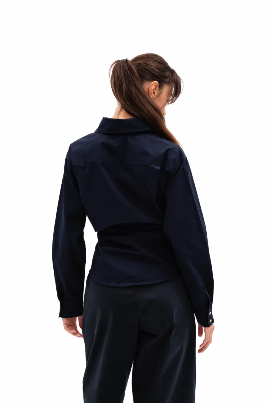 Pierre Dad Shirt | Navy | Ön Sipariş - Görsel 5