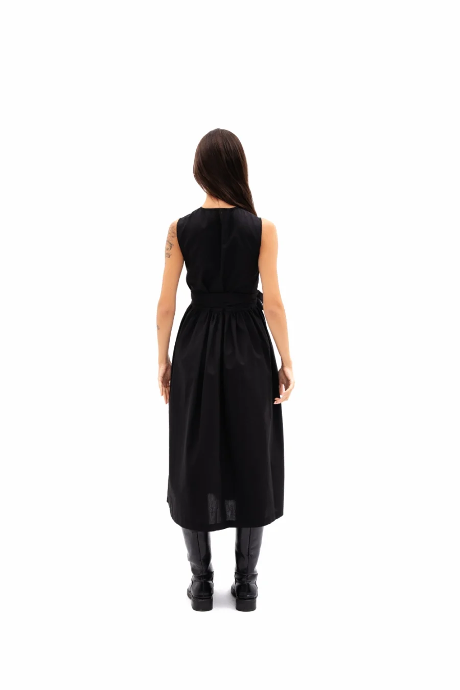 Simone Wrap Dress | Black - Görsel 2