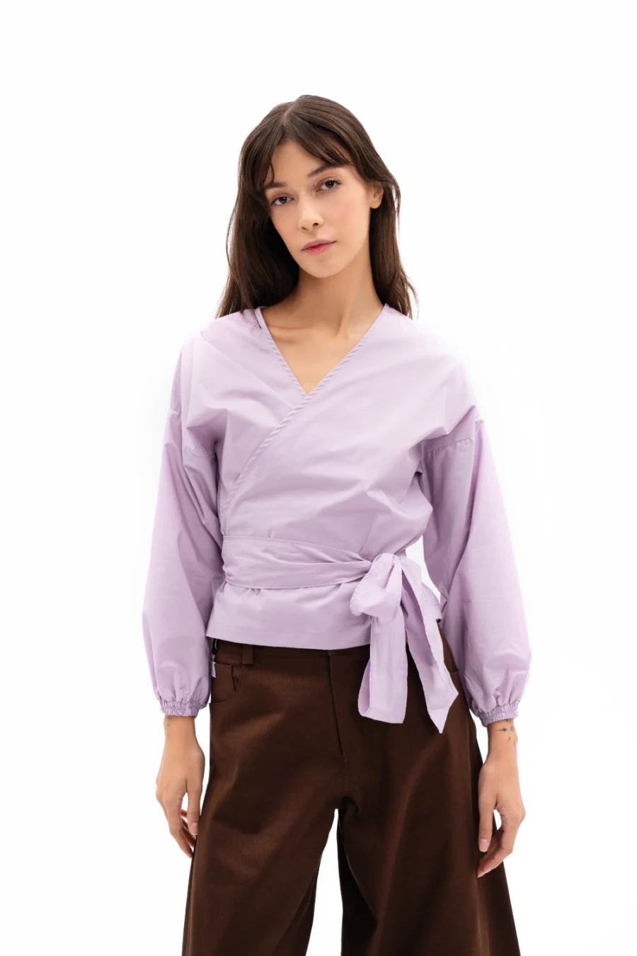 Ursula Wrap Top | Lila | Limited Edition - Görsel 2