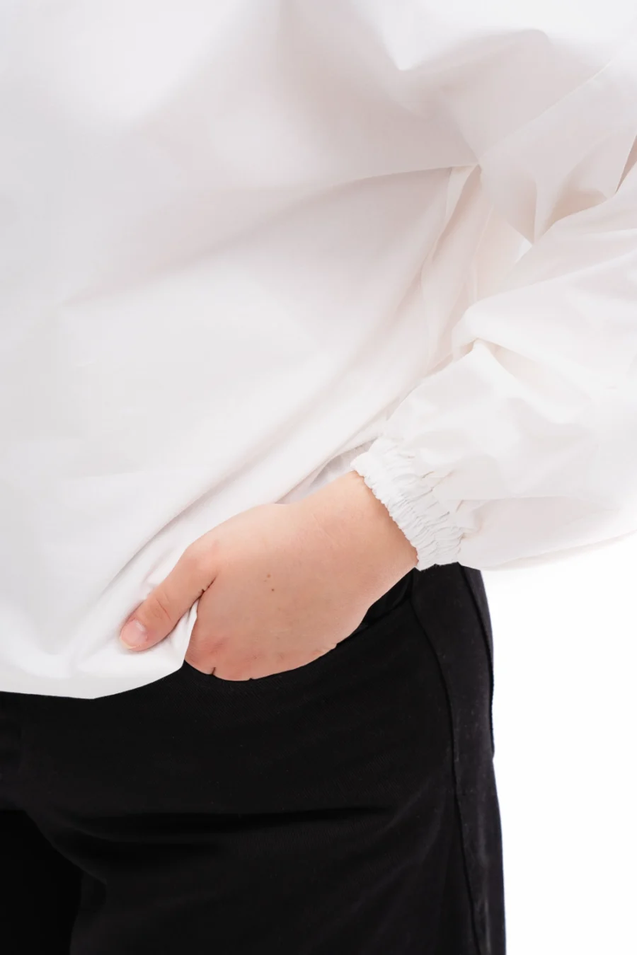 Ursula Wrap Top | White - Görsel 4