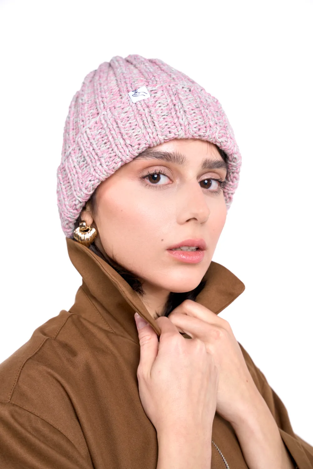 Mom-made Beanie | Pinky Melange