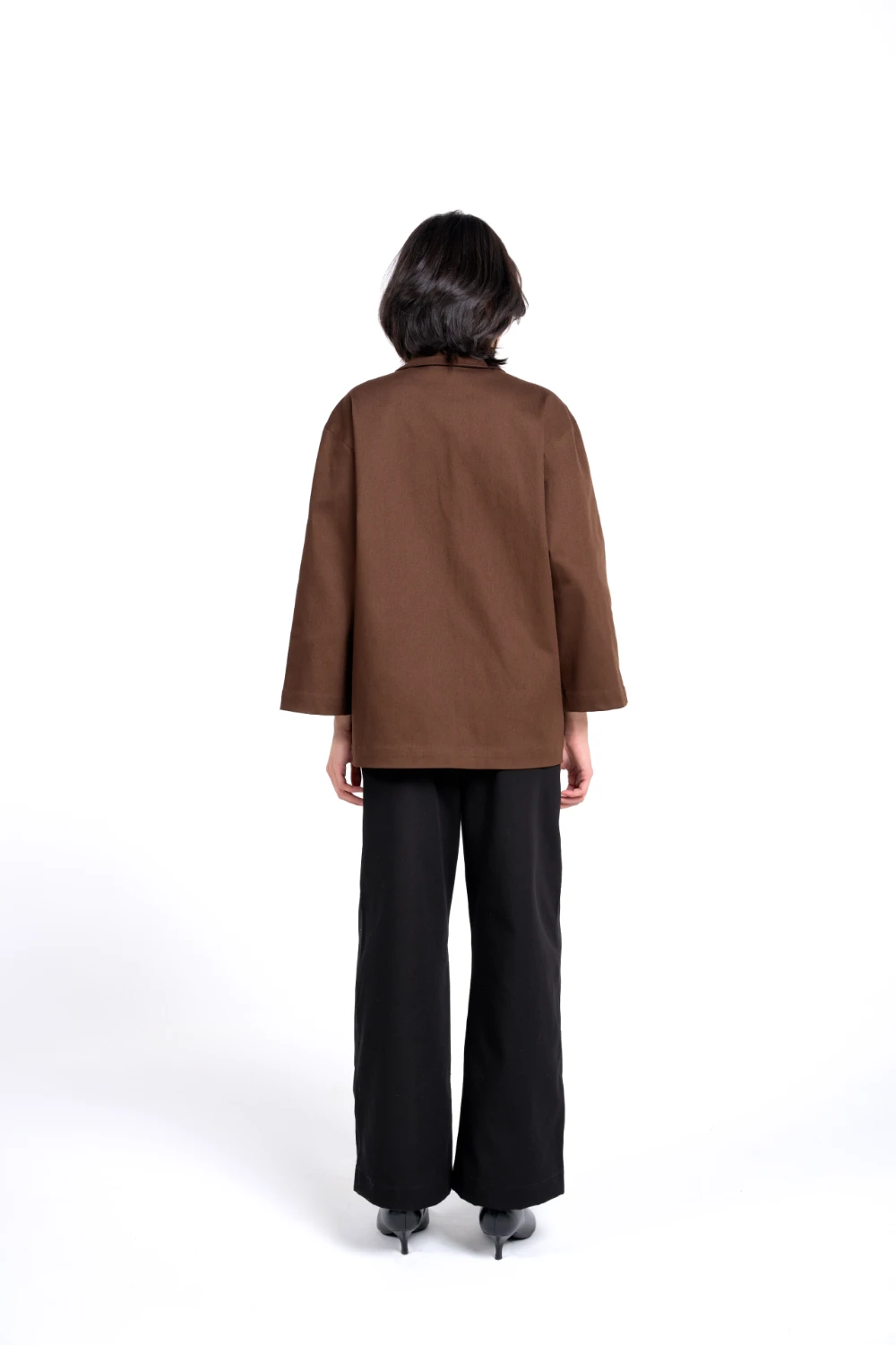 Claire Overshirt | Brown - Görsel 3