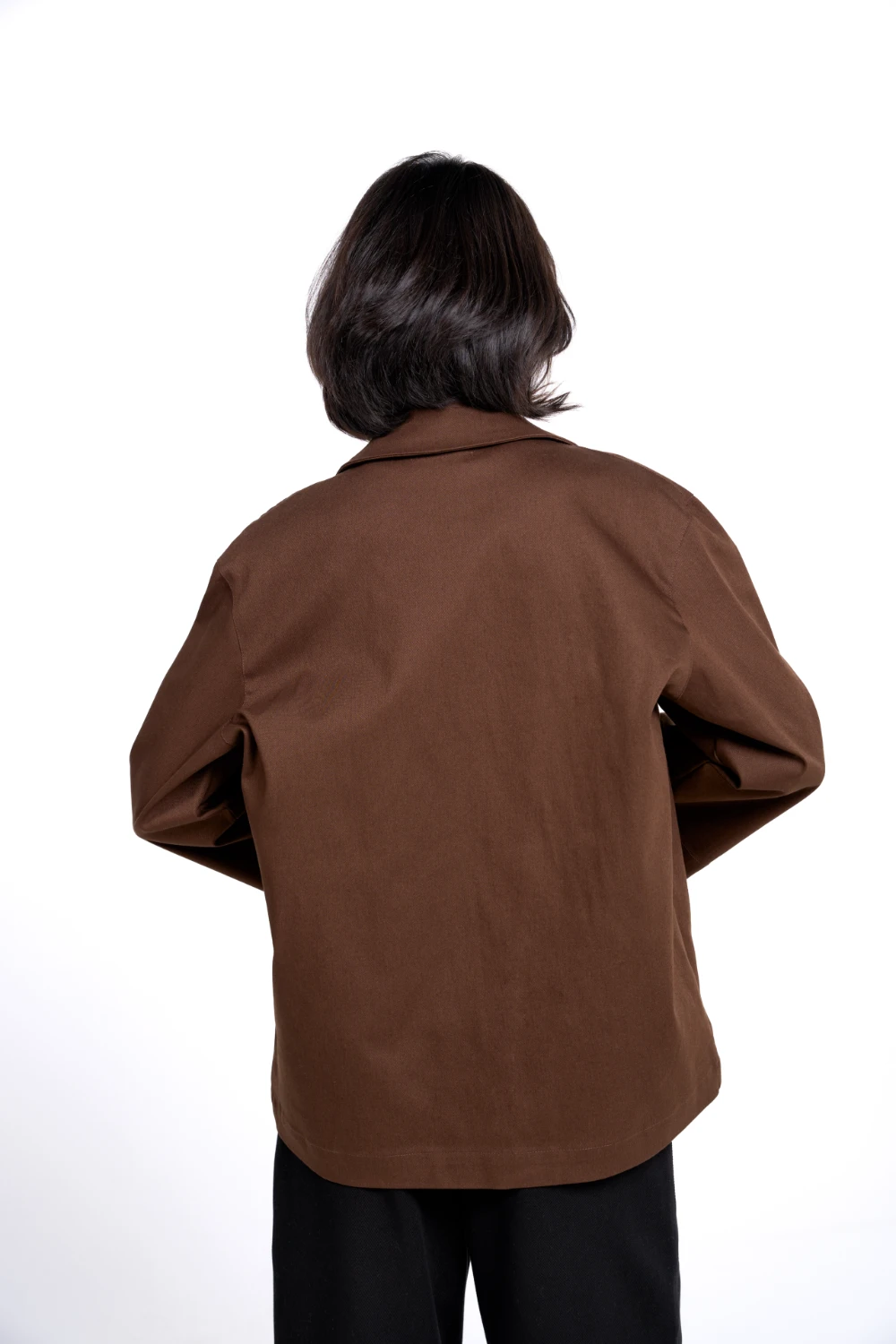 Claire Overshirt | Brown - Görsel 5