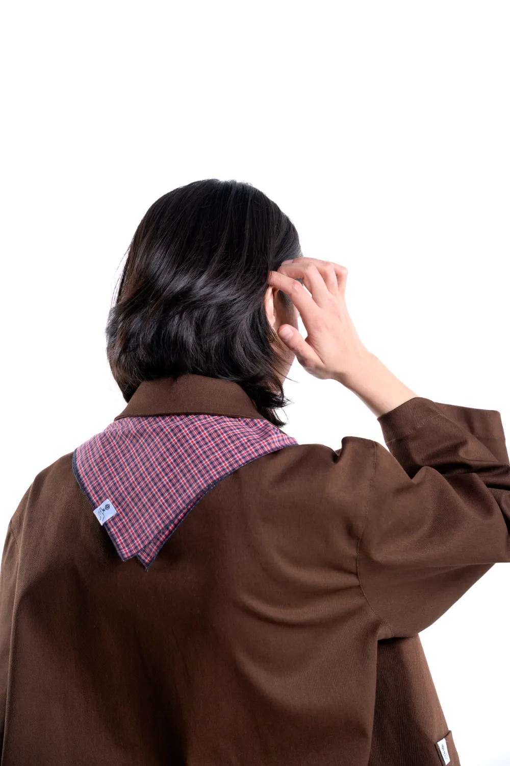 Square Scarf | Red - Görsel 2