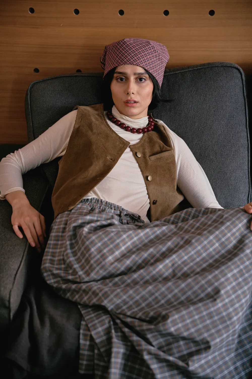 Square Scarf | Red - Görsel 4