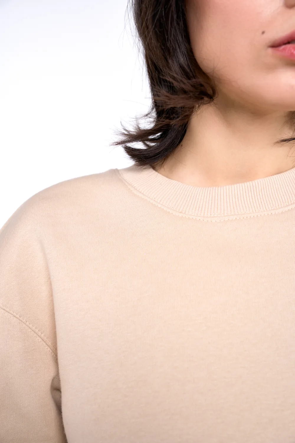 Yoko Sweatshirt | Latte - Görsel 4