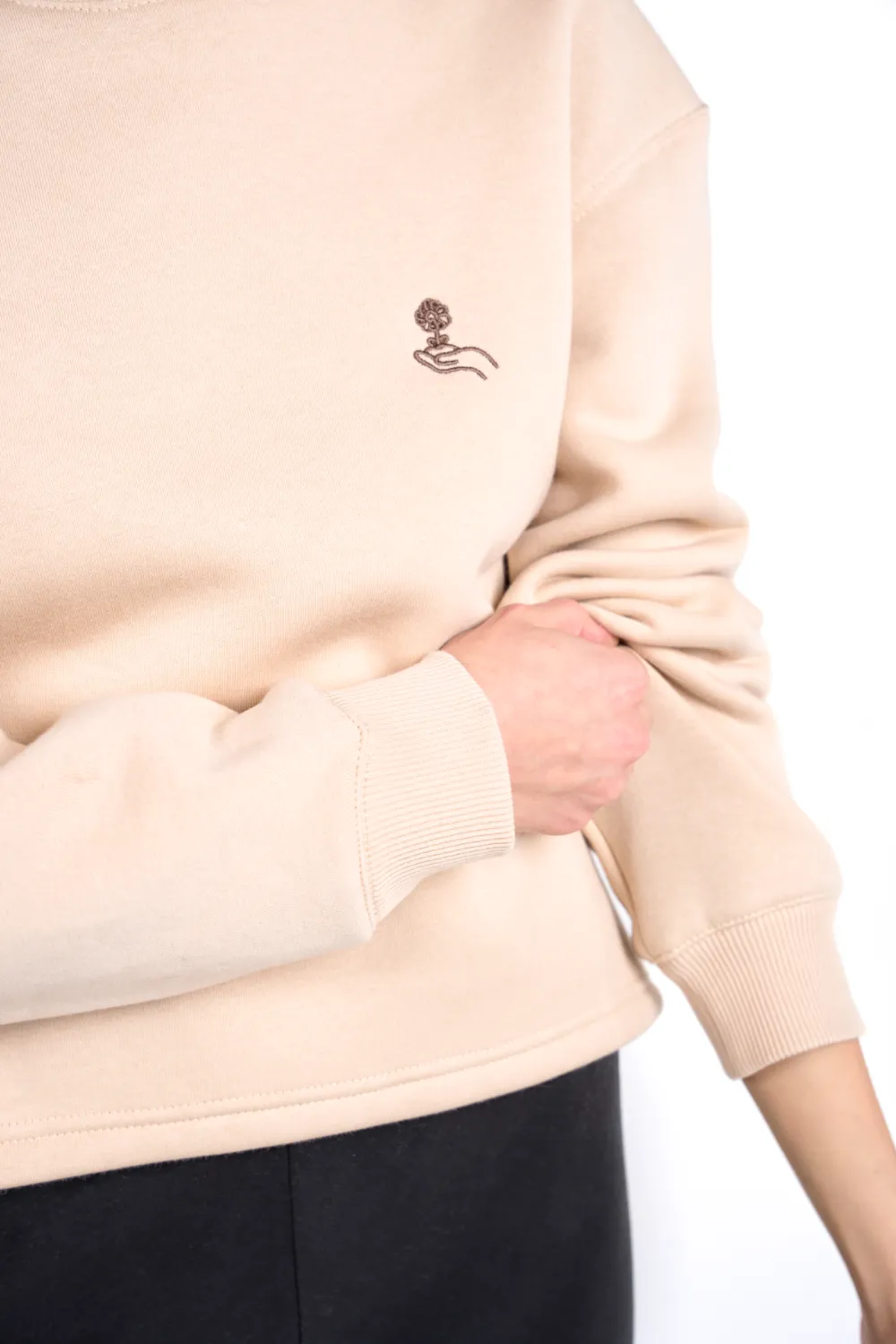 Yoko Sweatshirt | Latte - Görsel 5