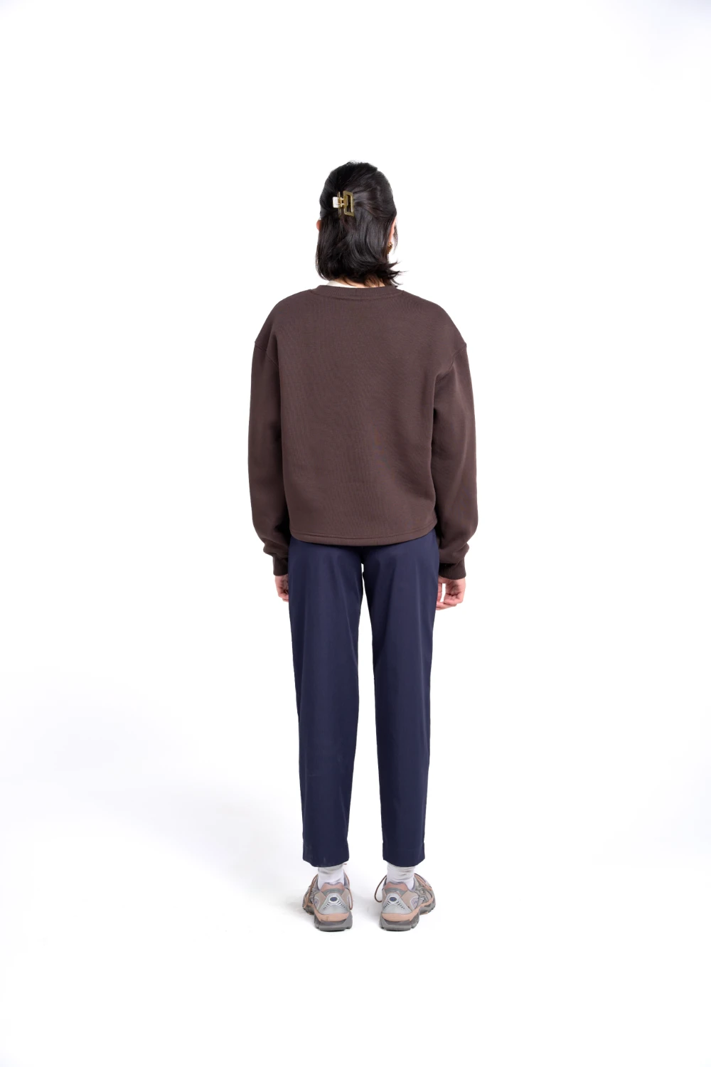 Yoko Sweatshirt | Brown - Görsel 6