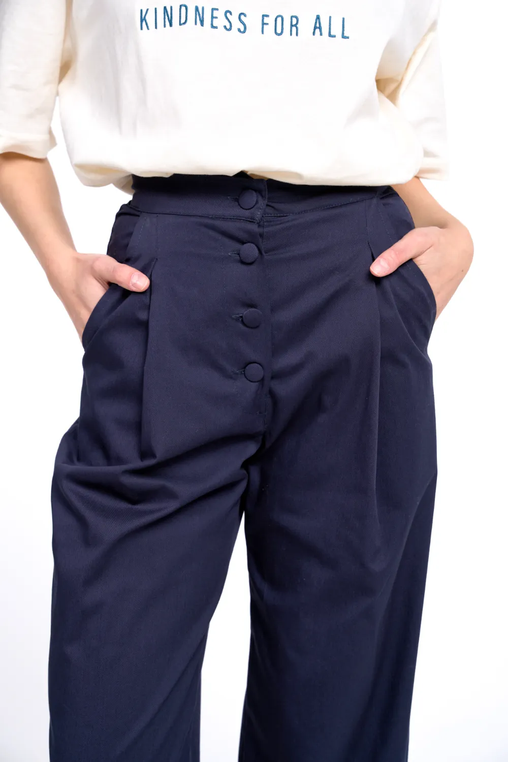 Sylvia Pants | Navy - Görsel 2