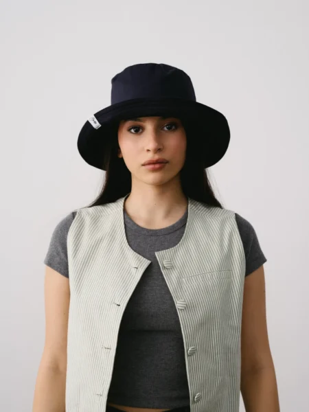 Reborn Bucket Hat | Navy