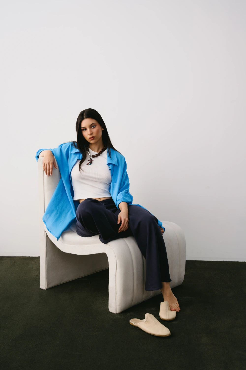 Hannah Shirt ⎮ Ocean - Görsel 2