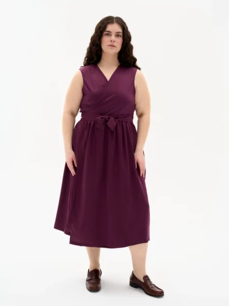 Simone Wrap Dress | Plum