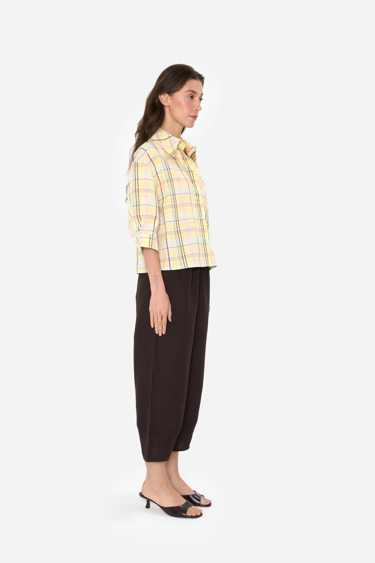 Annie Barrel Pants | Brown | Limited - Görsel 5