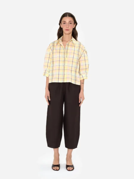 Annie Barrel Pants | Brown | Limited