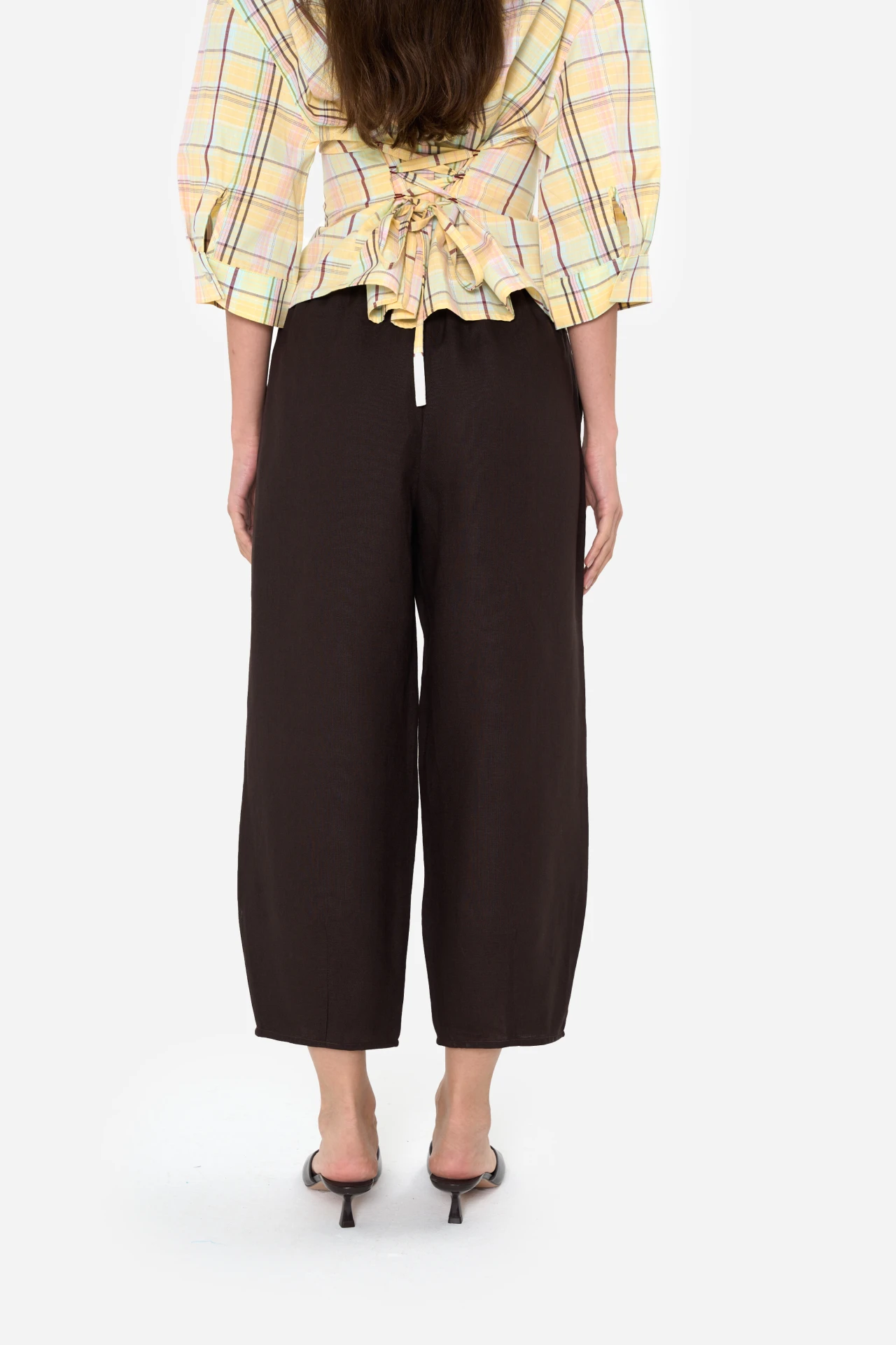 Annie Barrel Pants | Brown | Limited - Görsel 3