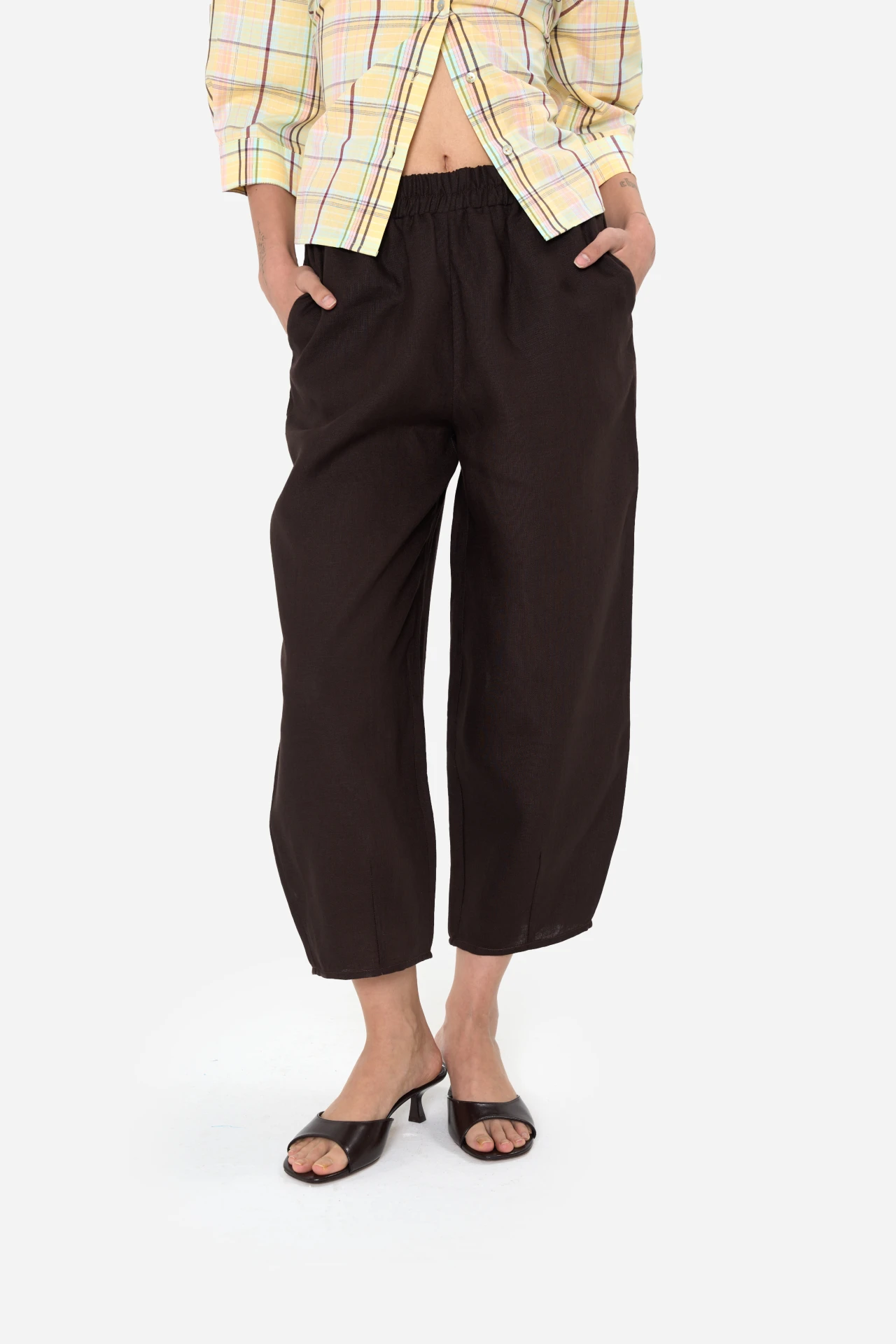 Annie Barrel Pants | Brown | Limited - Görsel 2