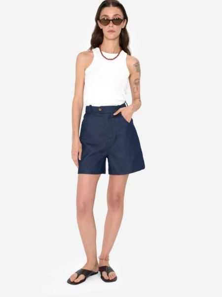Doris Mini Short | Denim