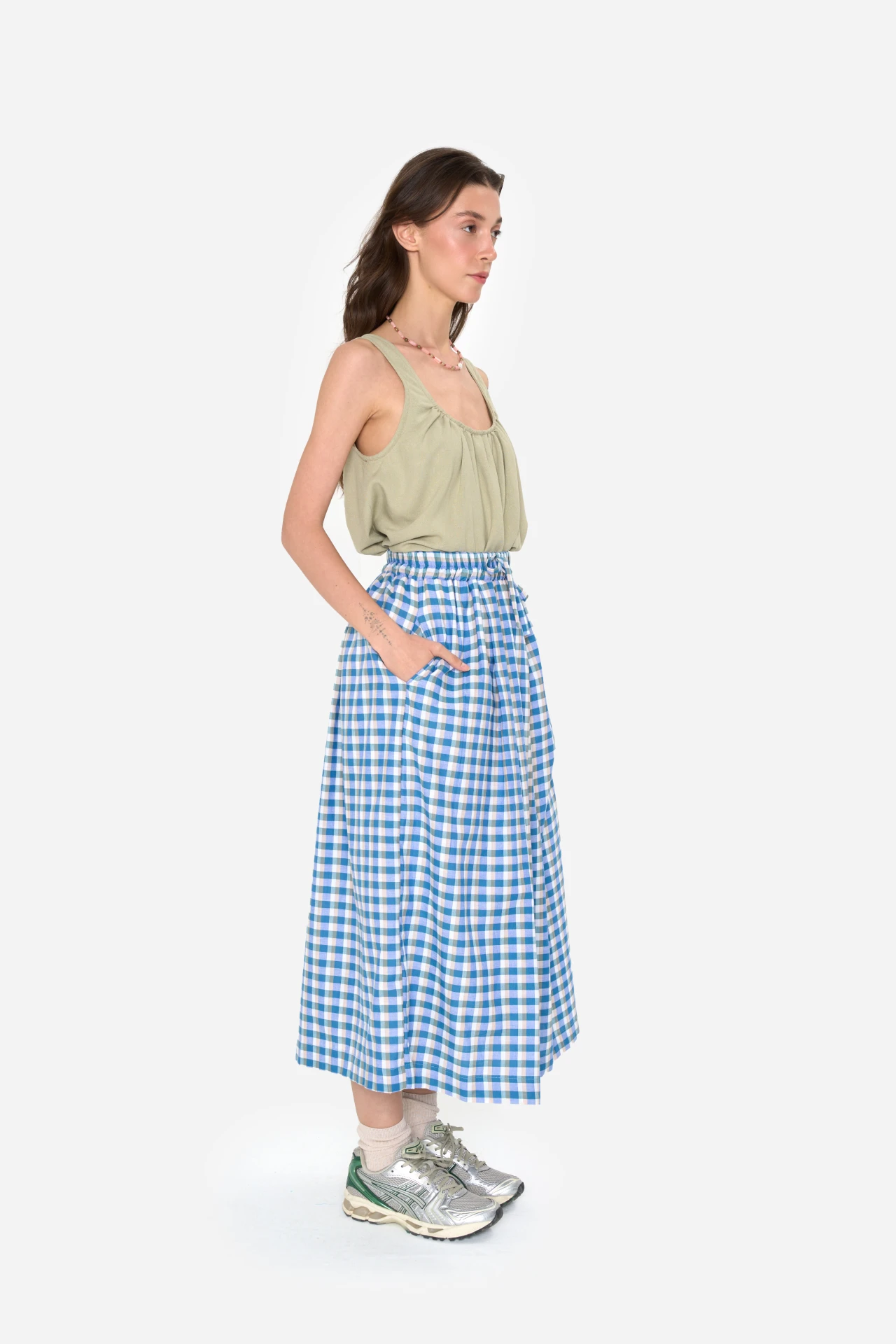 Leyla Blouse │ Sage - Görsel 4