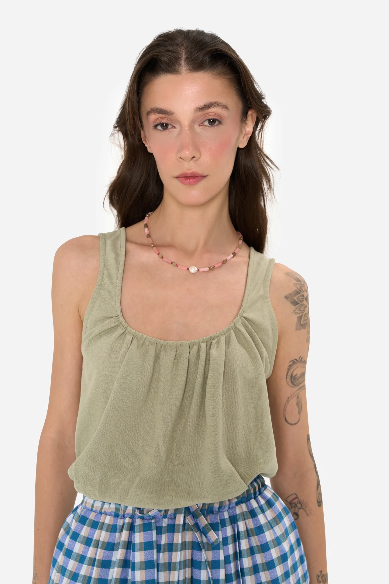 Leyla Blouse │ Sage - Görsel 2