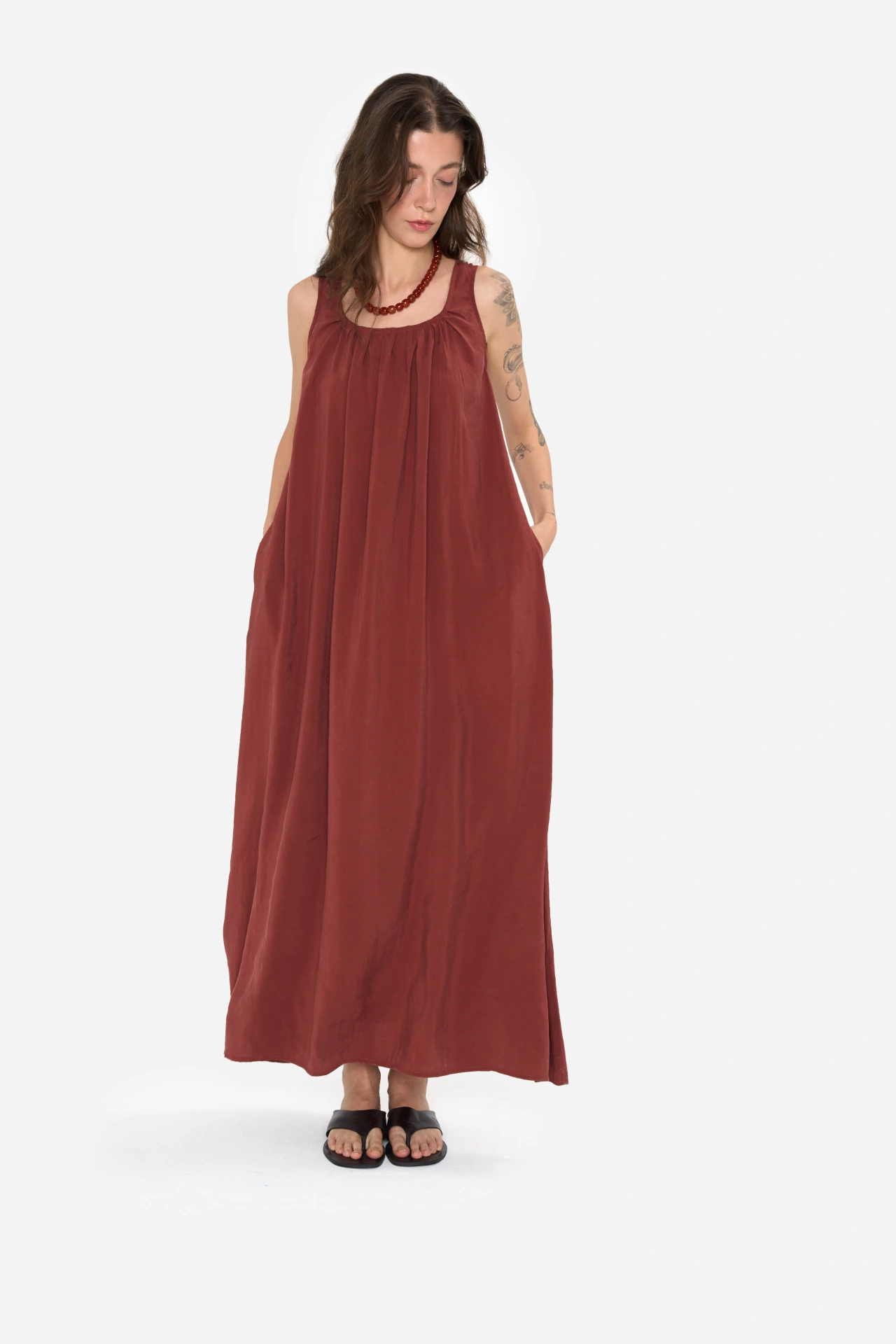 Leyla Maxi Dress │ Terra │ Limited - Görsel 3
