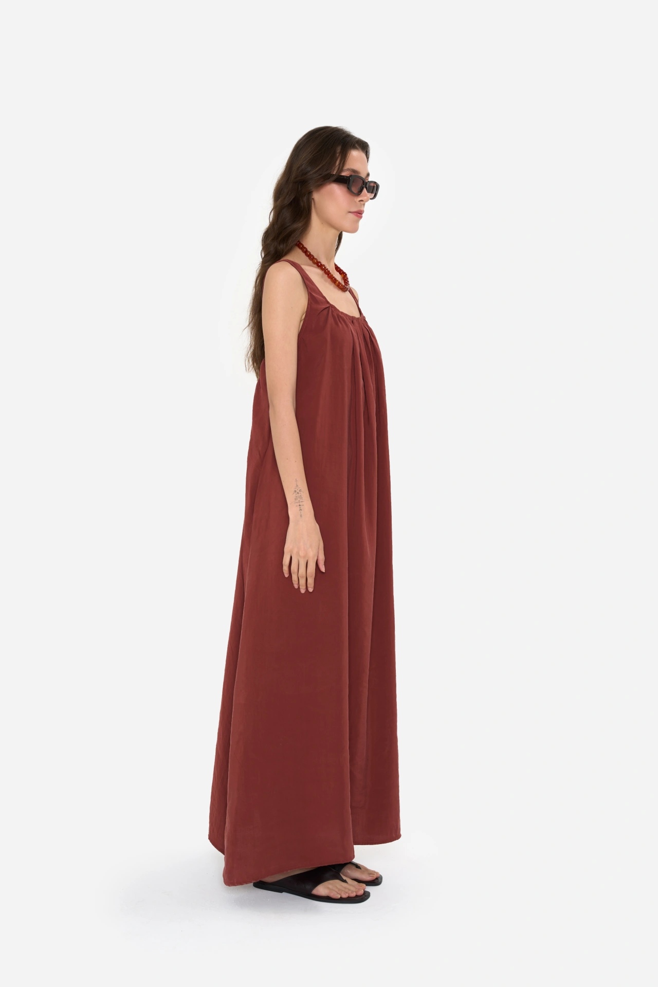 Leyla Maxi Dress │ Terra │ Limited - Görsel 4