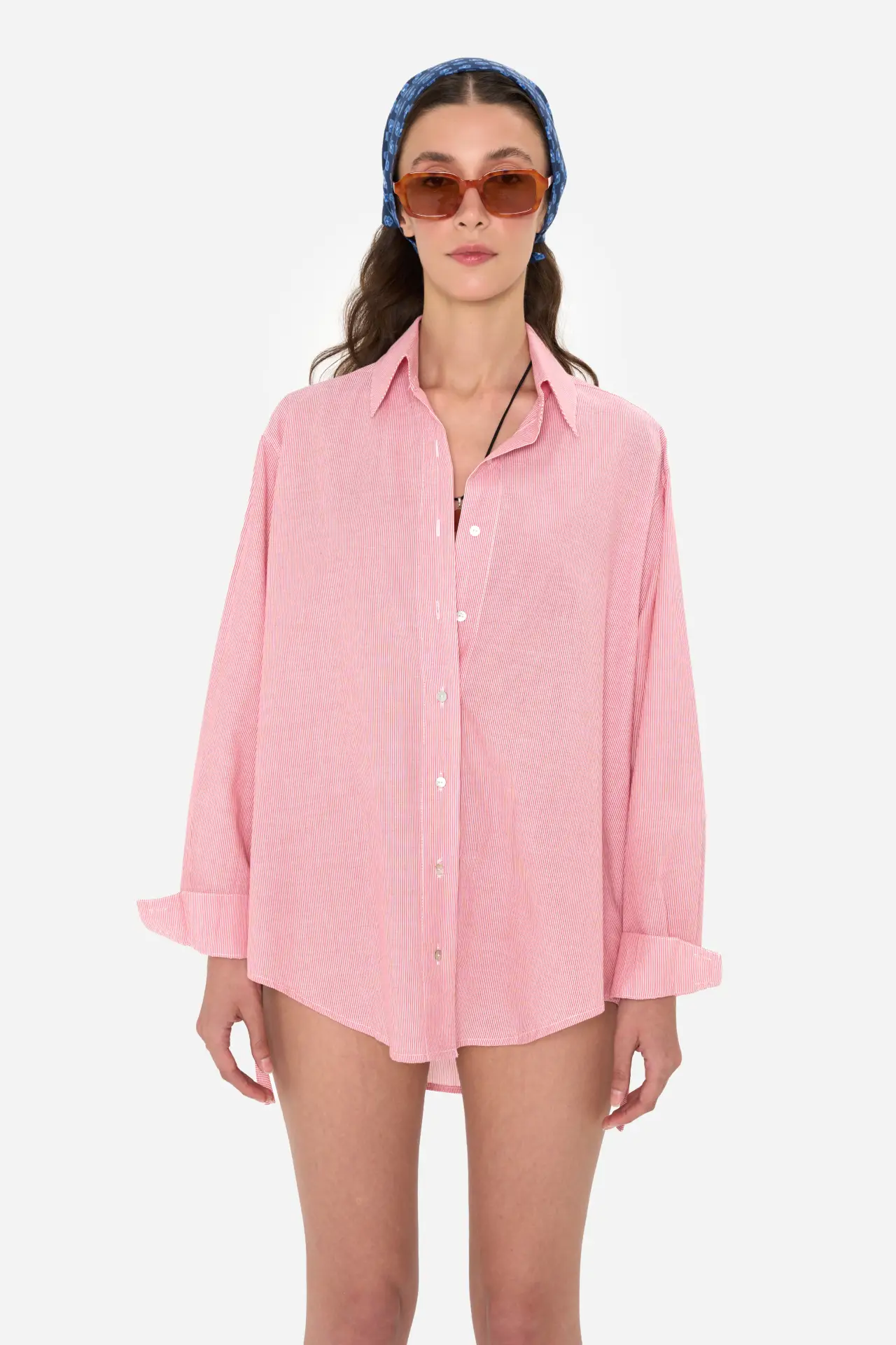 Pierre Dad Shirt | Marine - Görsel 4