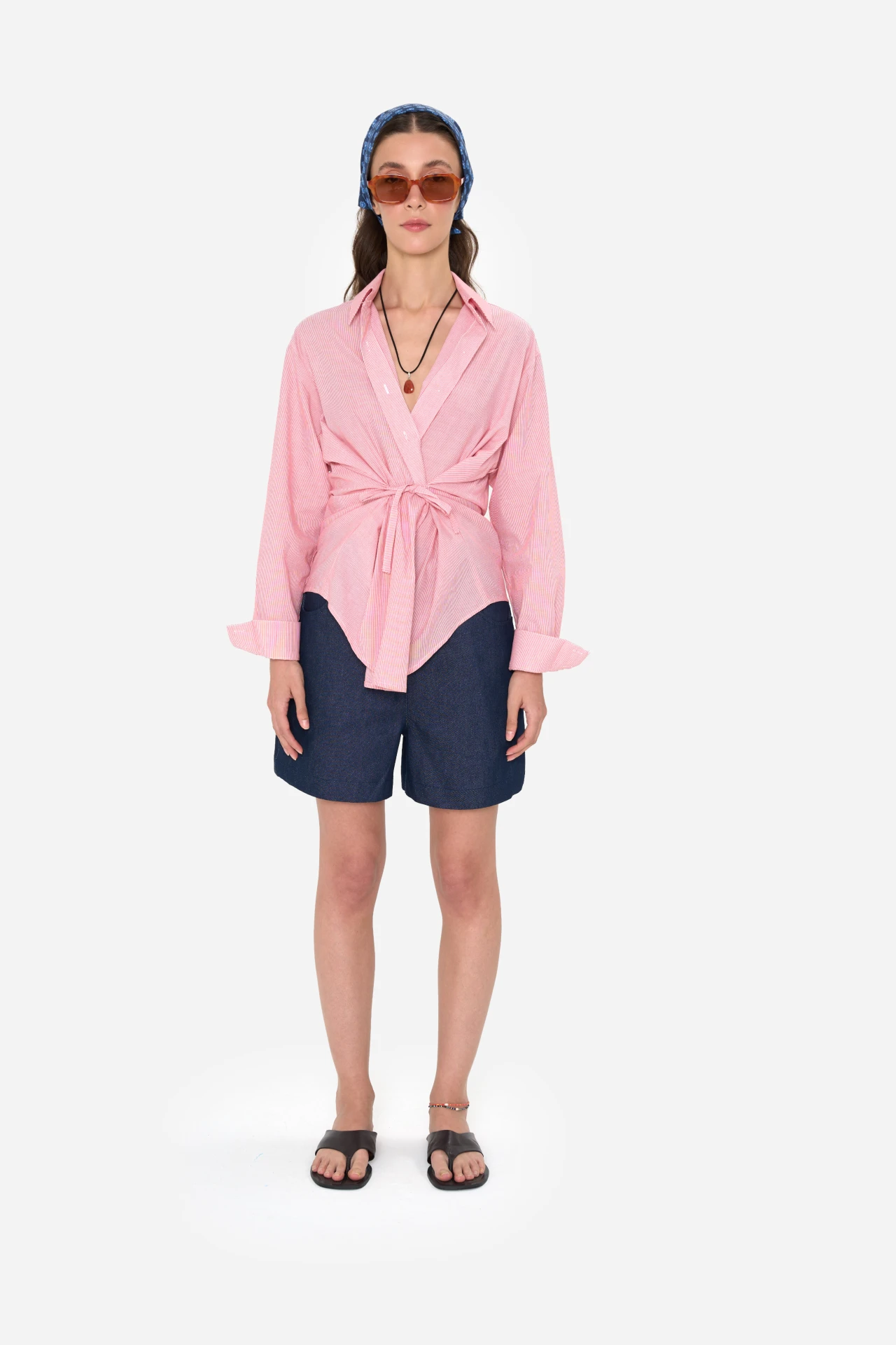 Pierre Dad Shirt | Marine - Görsel 3