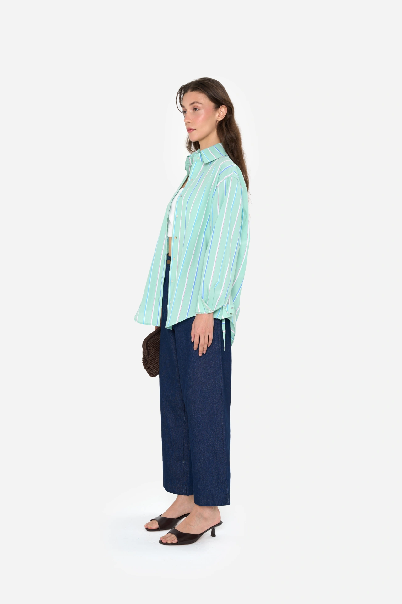 Pierre Dad Shirt | Retro Mint - Görsel 8