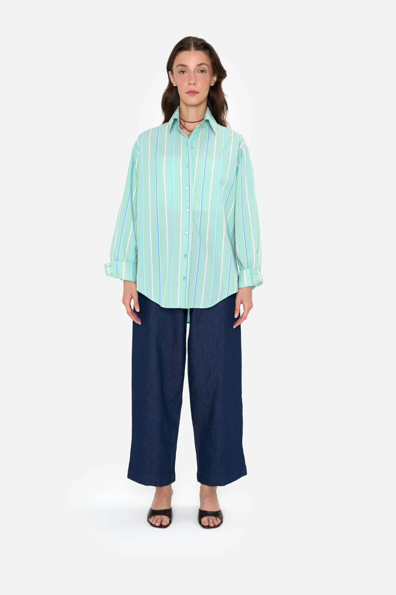 Pierre Dad Shirt | Retro Mint - Görsel 5