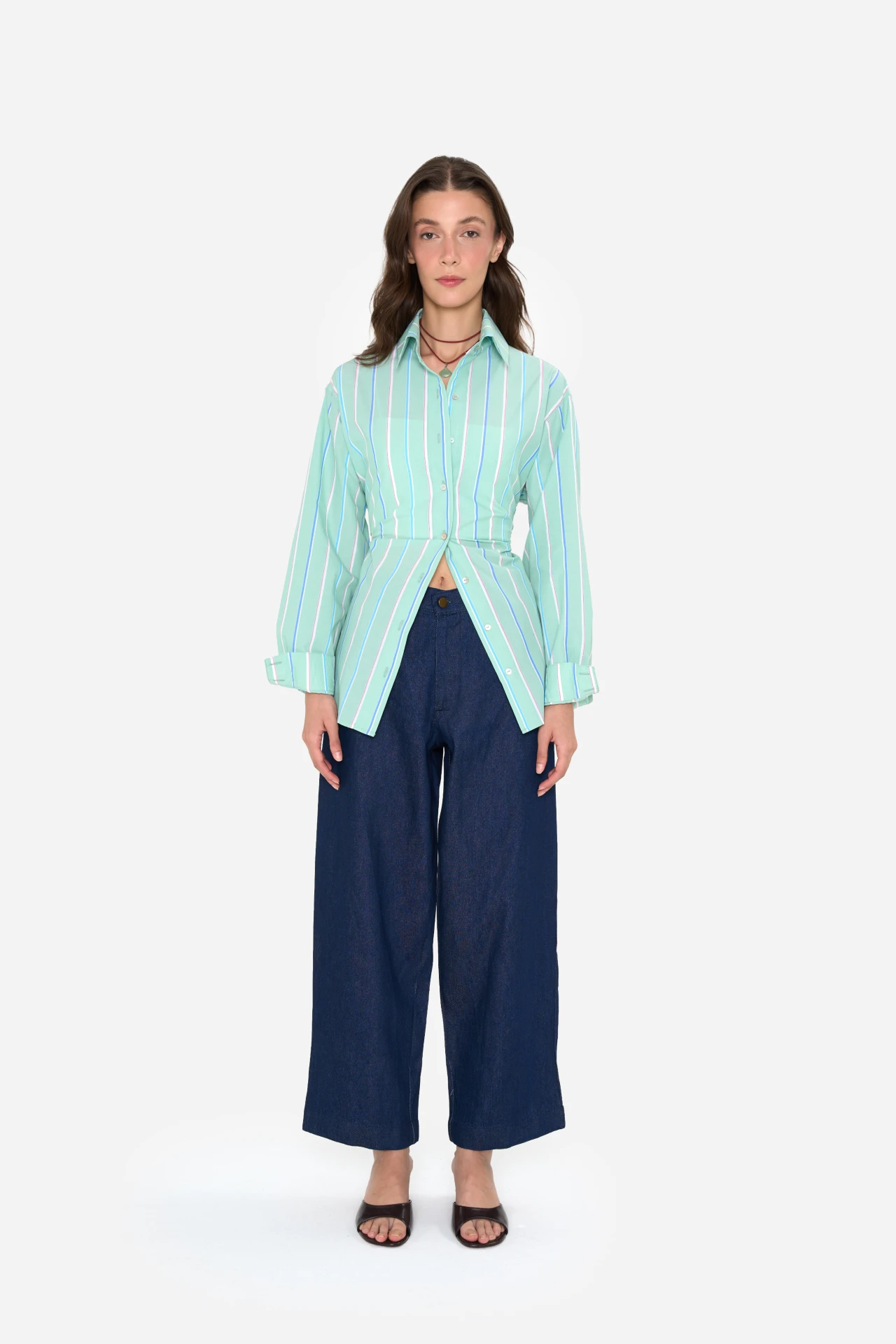 Pierre Dad Shirt | Retro Mint - Görsel 4