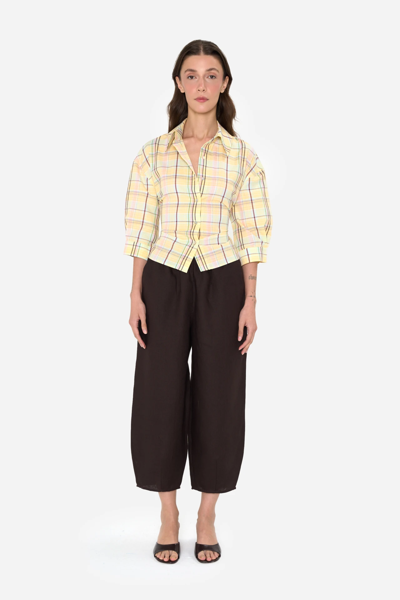Annie Barrel Pants | Brown | Limited - Görsel 7