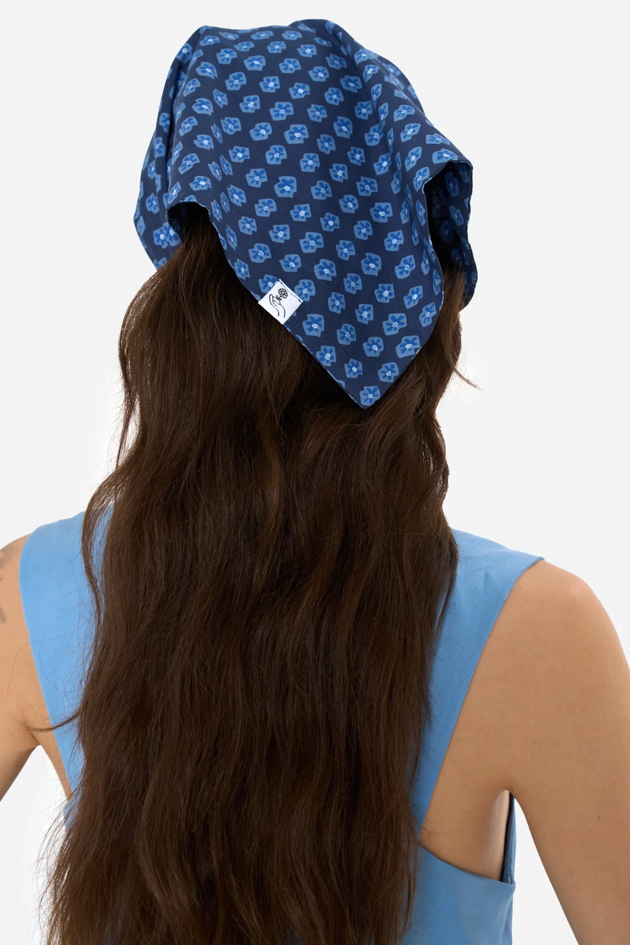 Triangle Bandana | Navy - Görsel 2